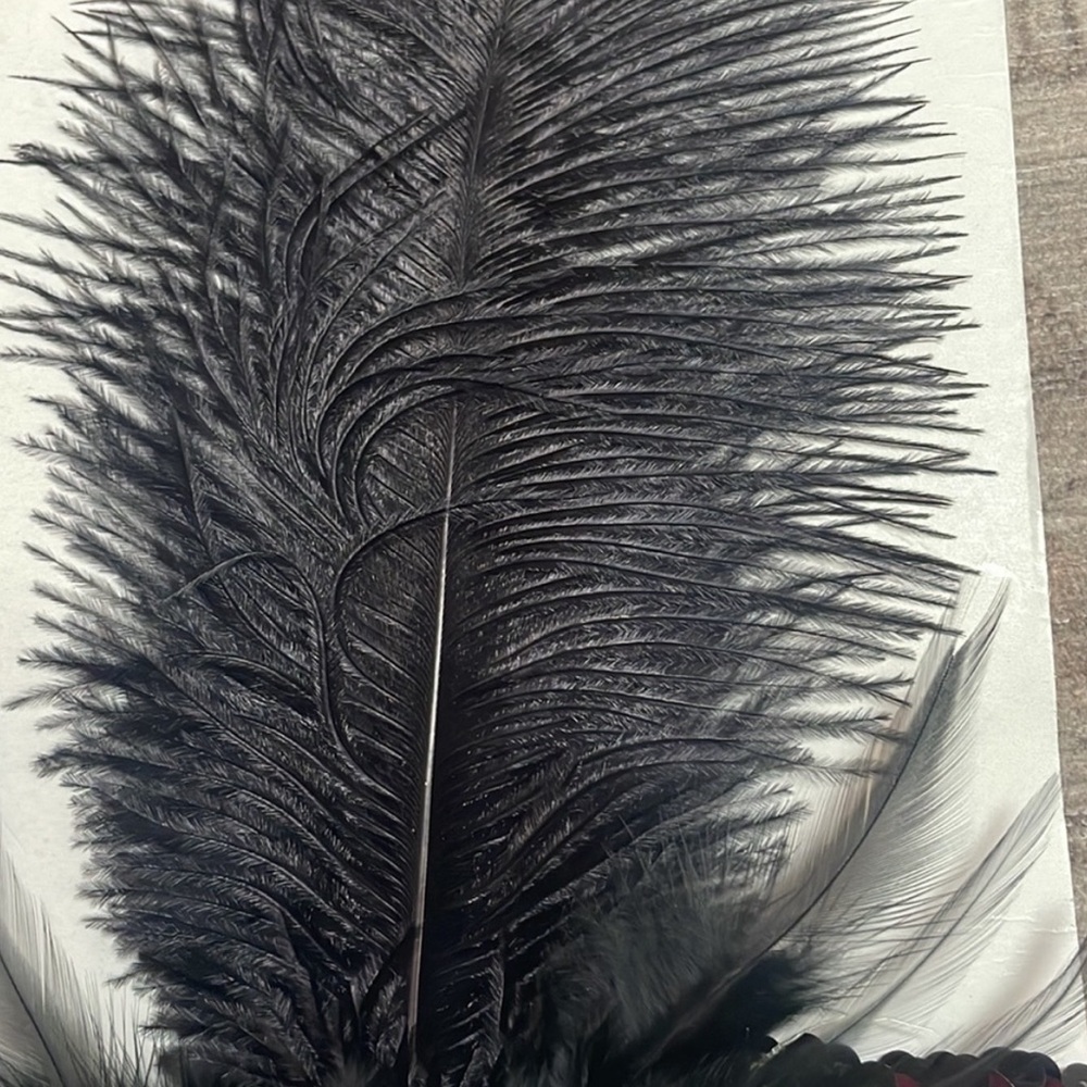 Roaring 20’s feather and sequin headband - Halloween costume, flapper girl - Picture 4 of 7